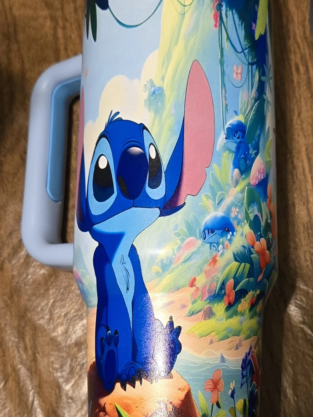 Stanley x Stitch x Loveshack Colorful Blue Character Tumbler - Picture 3 of 7